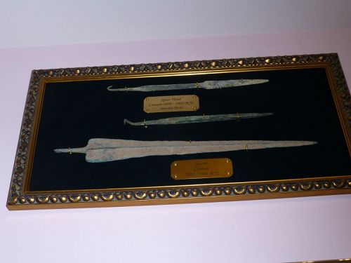 A CANAANITE BRONZE AGE WEAPON SET